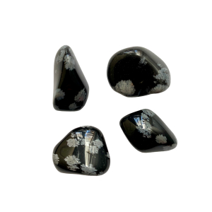 Obsidiaan Sneeuwvlok Knuffelsteen Obsidiaan Sneeuwvlok Knuffelsteen