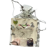 Gouden driehoek, Amethist, Rozenkwarts, Bergkristal