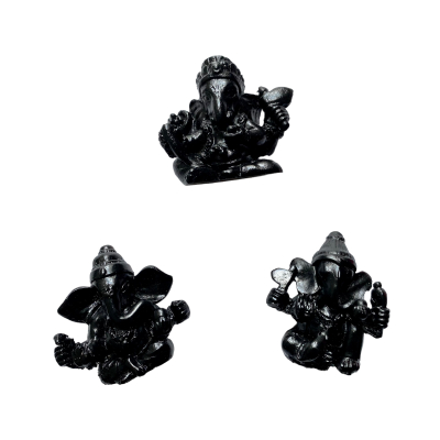 3 delige set Ganesha beeldjes