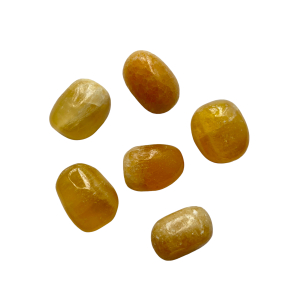 Calciet Oranje Knuffelsteen Calciet Oranje Knuffelsteen