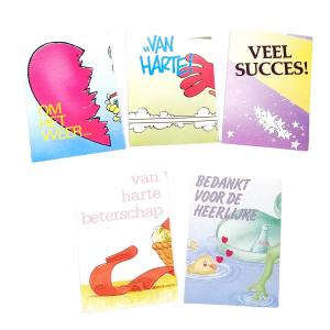 5 drieluik kaartjes met diverse boodschappen 5 drieluik kaartjes met diverse boodschappen
