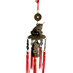 Gelukshanger Kikker met Geluksmunten