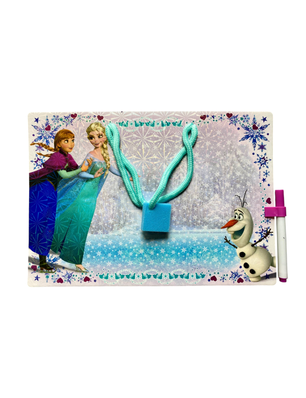 Memobord Frozen met stift en spons