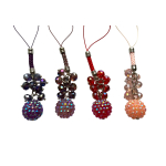 Bling bling sleutelhanger, tashanger Bol Klein Paars en Roze