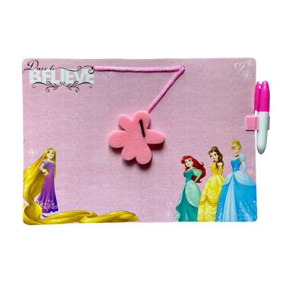 Memobord Disney princess met stift en spons