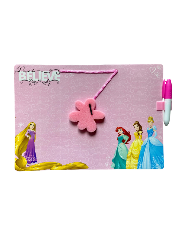 Memobord Disney princess met stift en spons