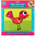 Hippe vogel, Vilten vogel maken Roze