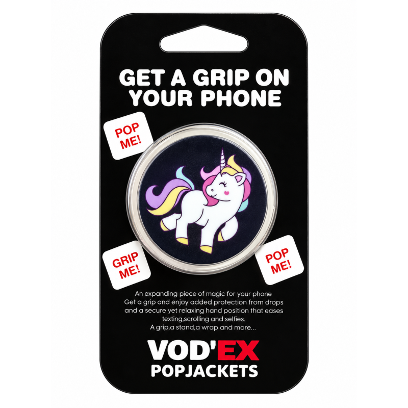 Universele Telefoonhouder Grip Unicorn Zwart