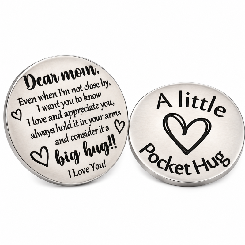 A little pocket hug "Moederdag" Sleutelhanger