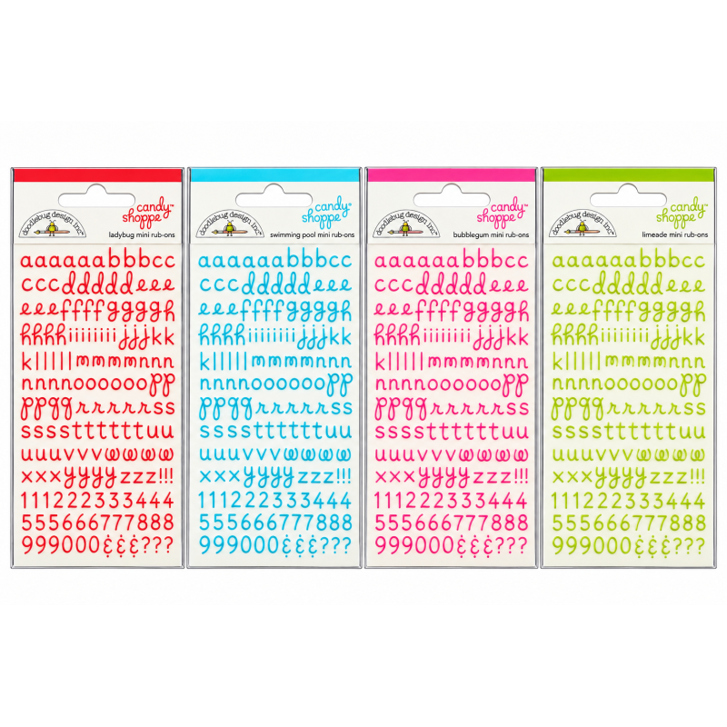 Doodlebug Design Candy Shoppe Mini Rub-ons