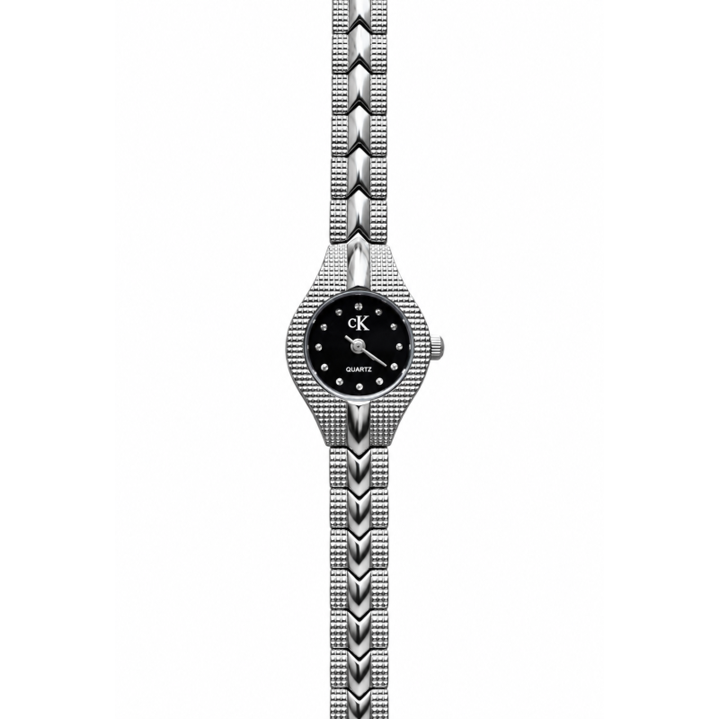 Schakel Horloge CK Zilverkleurig Water resistant