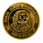 Kerst Santa Claus Wishing Coin
