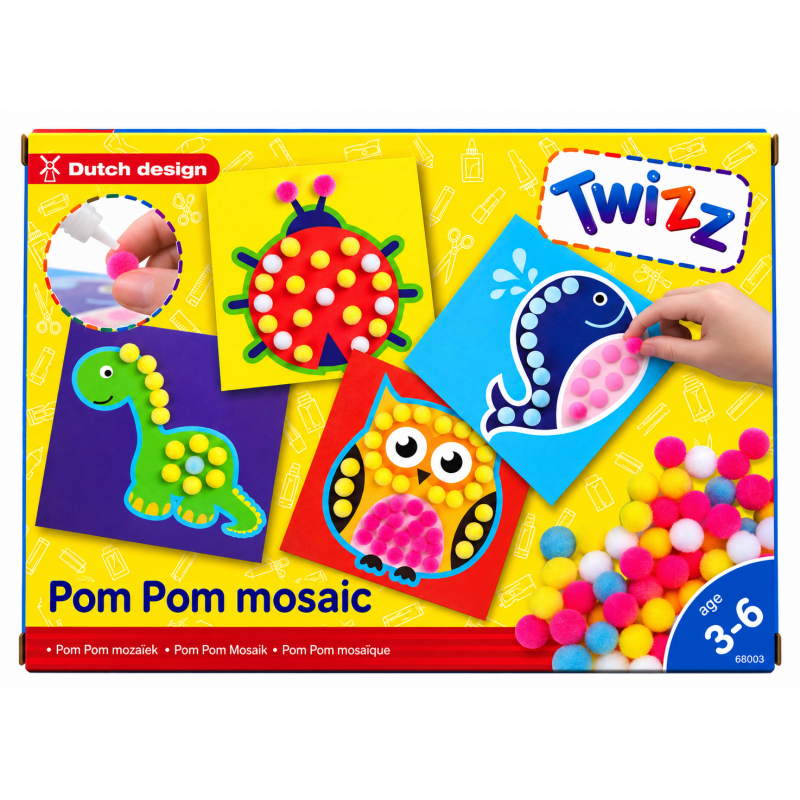 Twizz Mozaïekset Pom Pom Junior Foam