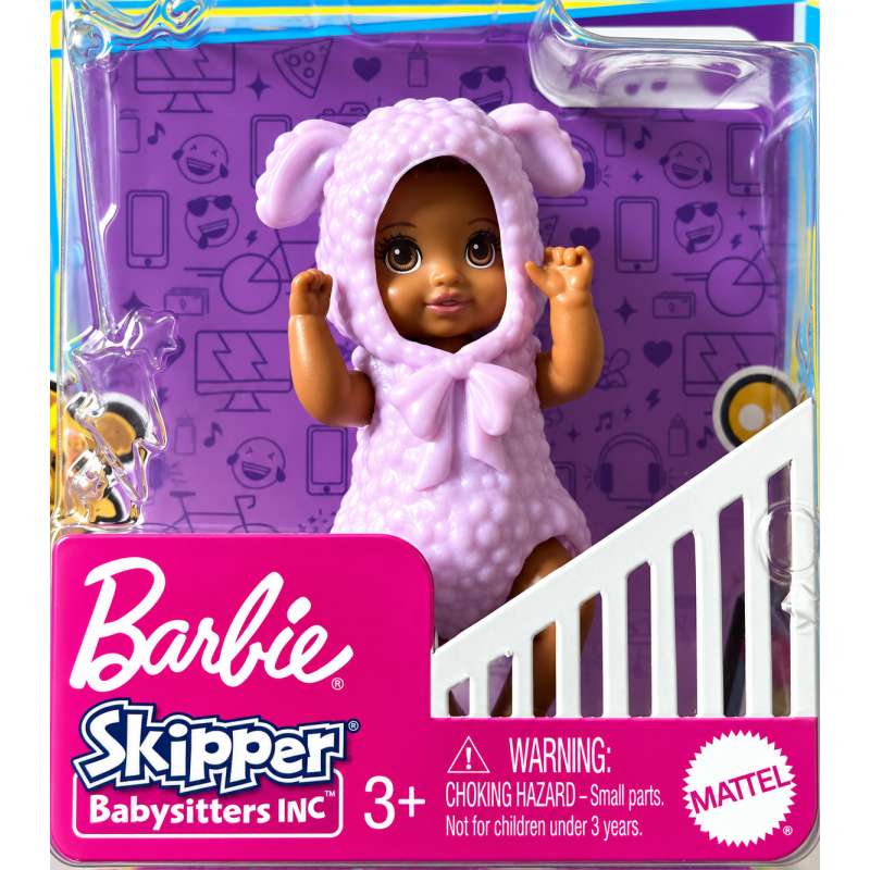 Barbie Skipper Babysitters Paars