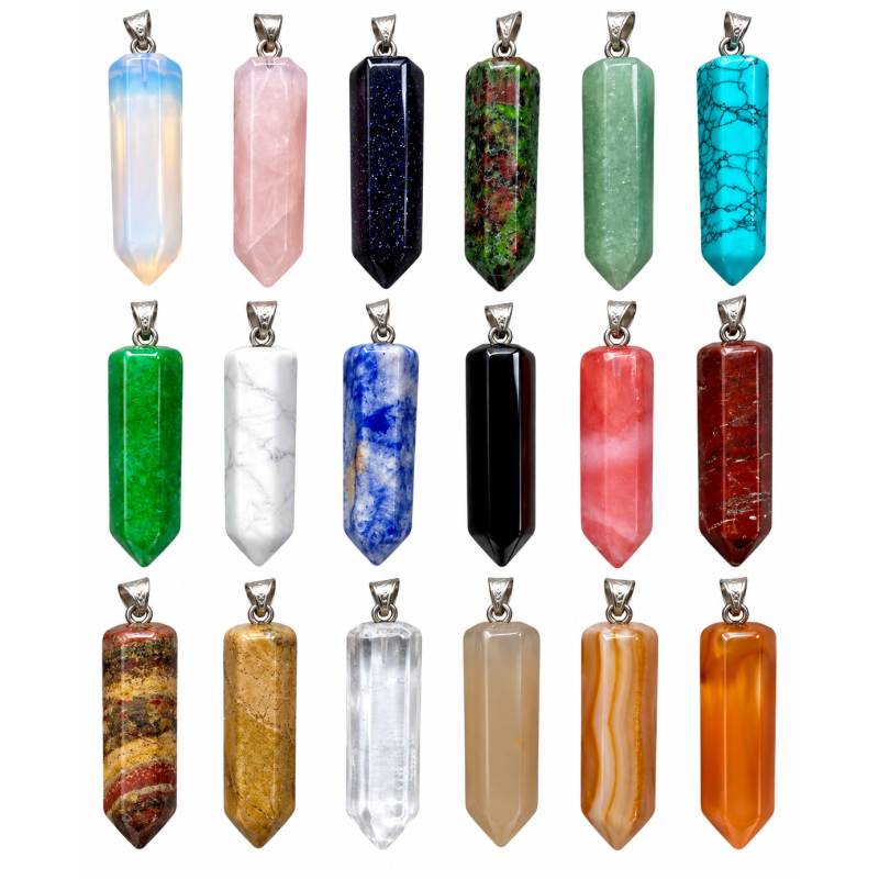 Edelsteen hanger Pendule