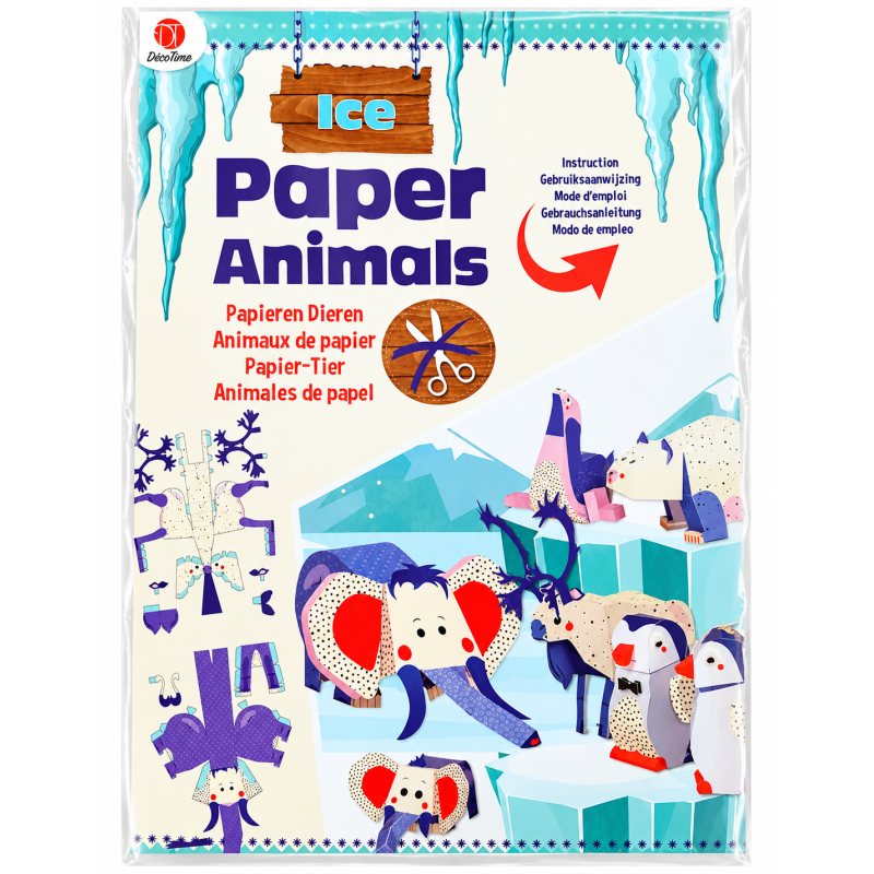 Decotime Paper Animals Ijstijd Knutselpakket