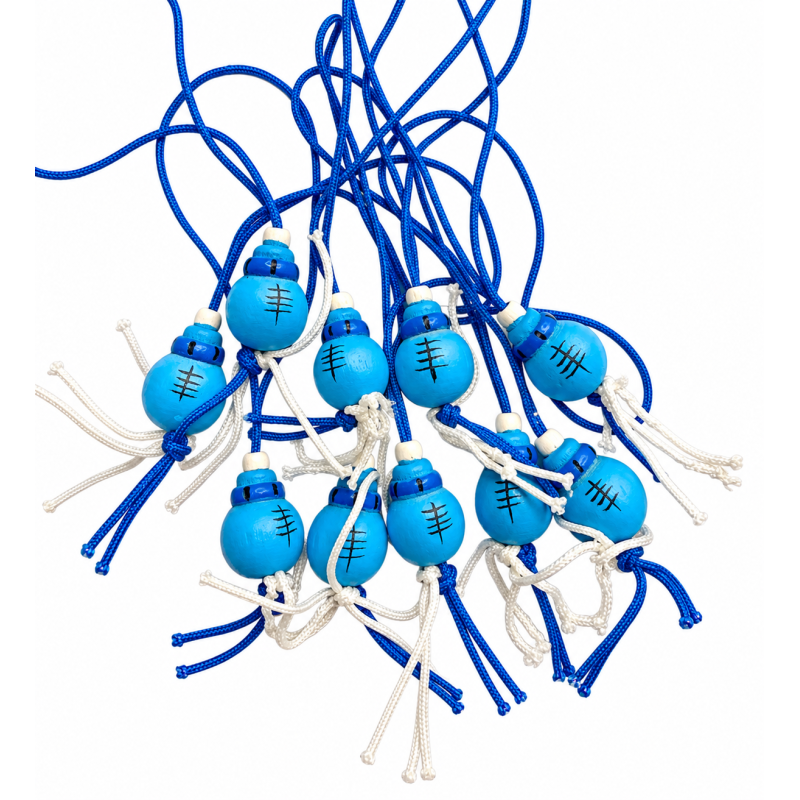 Gelukspoppetjes Babyflesje Blauw 10 stuks
