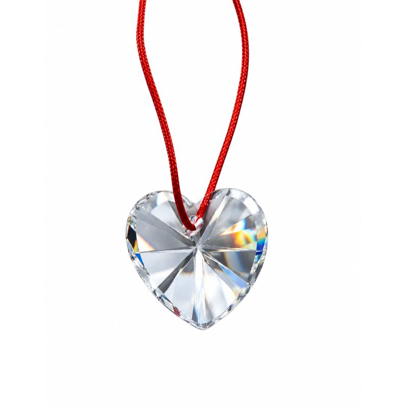 Rainbow Crystal Gelukshanger Hart