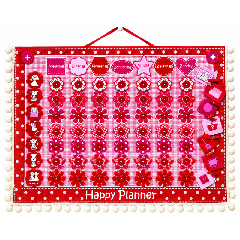 Happy planner Beloningsbord Roze