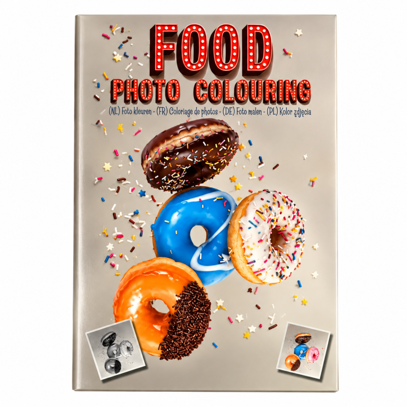 Foto kleurboek Food