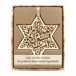H&&H Inspirerende woorden hanger, Lef, Durf, Doen, Ster