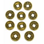 Geluksmunten middel 10 stuks