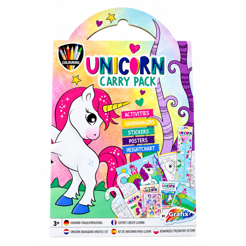 Grafix Unicorn Carry pack Knutselpakket