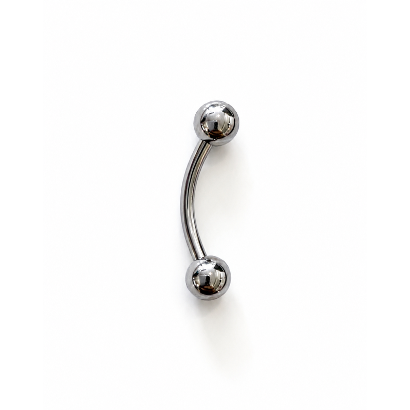 Navelpiercing Ball Glad Zilverkleurig 1.6x5