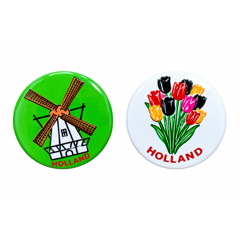 Buttons Holland 2 stuks