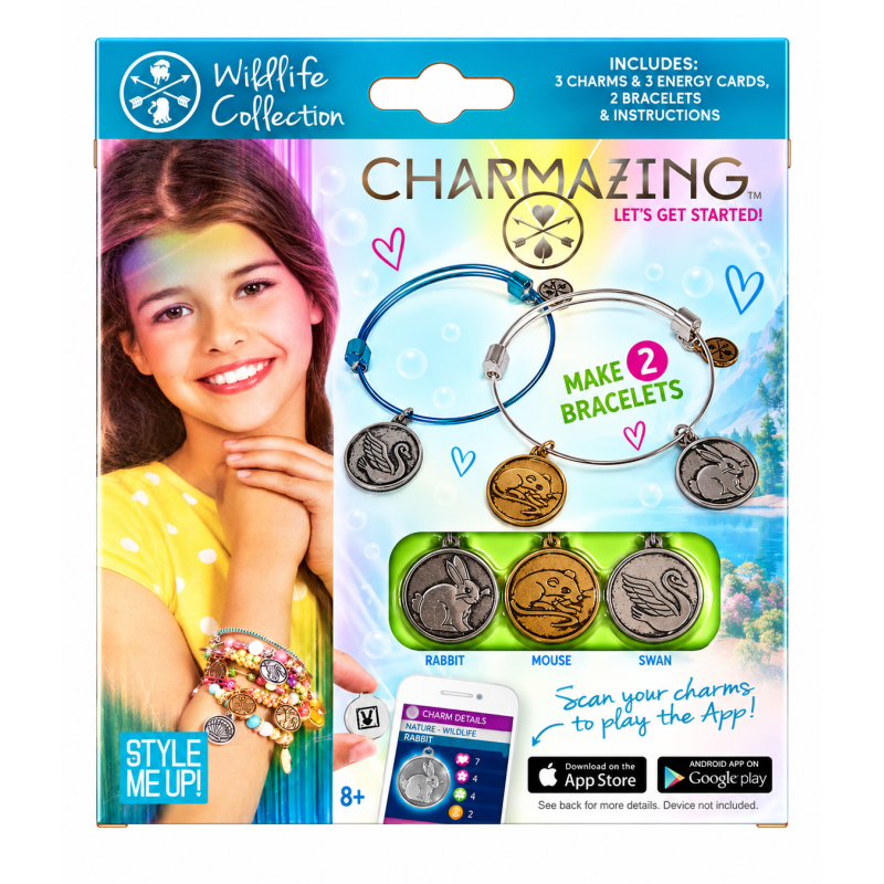 Charmazing Wildlife collection, maak 2 armbandjes