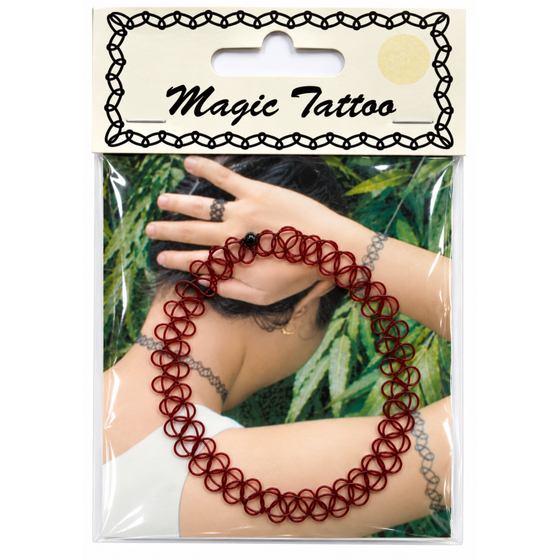 Magic Tattoo ketting Rood