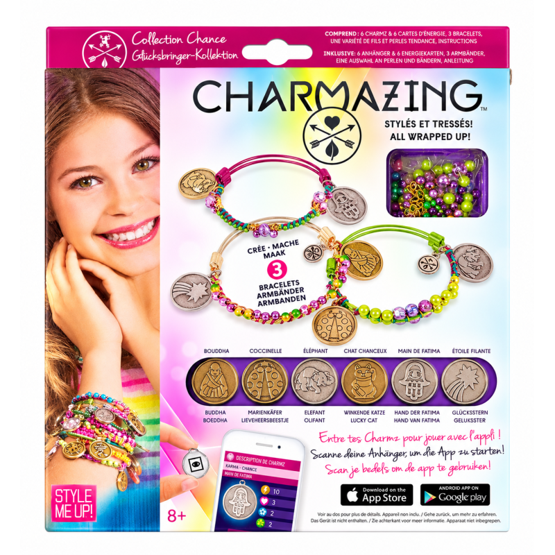 Charmazing Geluks collectie, maak 3 armbanden