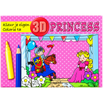 Kleur je eigen 3D Princess