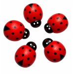Plakkers Lieveheersbeestje Groot 5 stuks