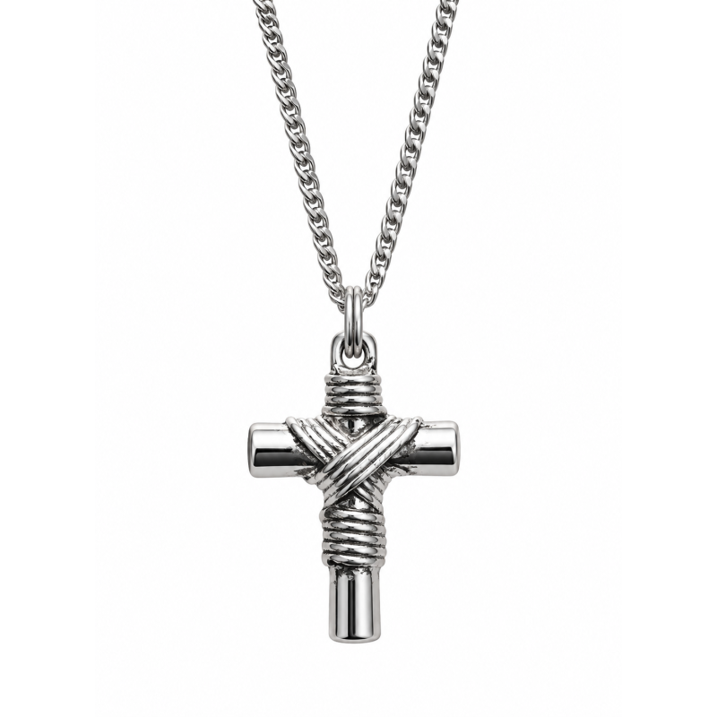 Ketting met Kruisje Zilverkleurig