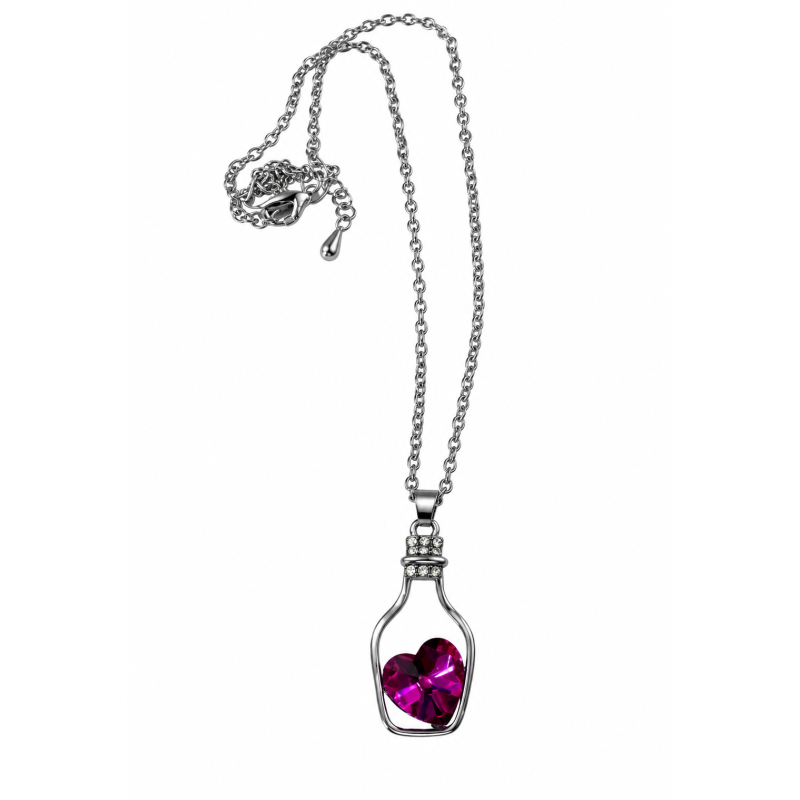Ketting wish bottle in diverse kleuren 