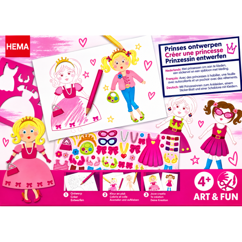 Art & Fun Prinses ontwerpen 