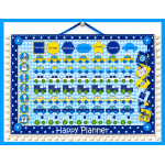 Happy planner Beloningsbord Blauw