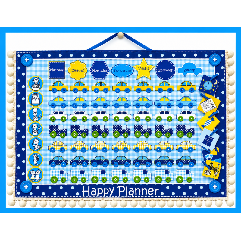 Happy planner Beloningsbord Blauw