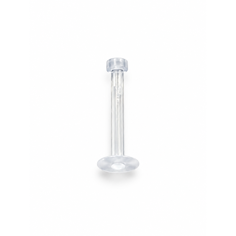 Labret Piercing Kunststof Plug-in