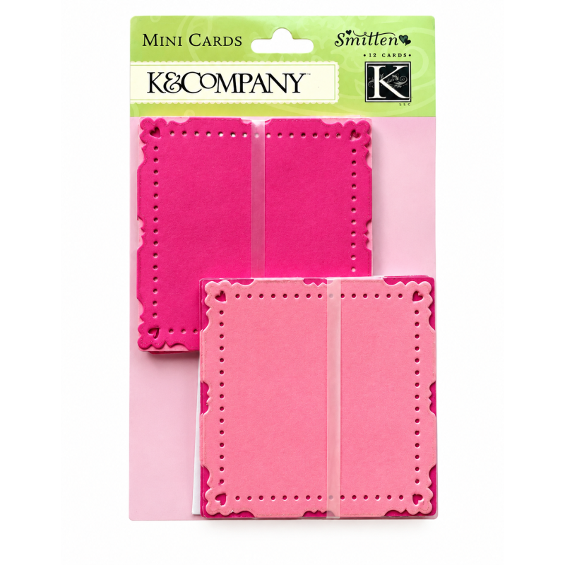 K&Company mini cards met envelop 12 stuks 