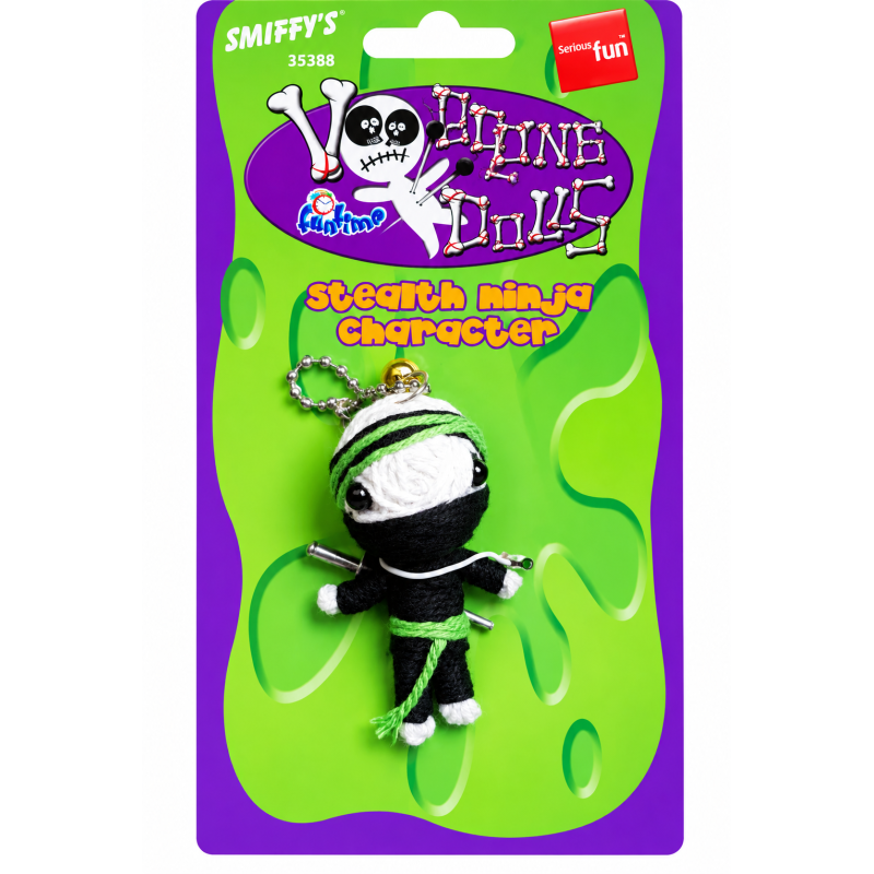 Smiffy's string Voodoo dolls Stealth Ninja character