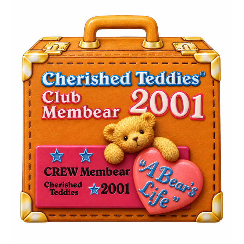 Cherished Teddies Club Membear 2001 Crew Member