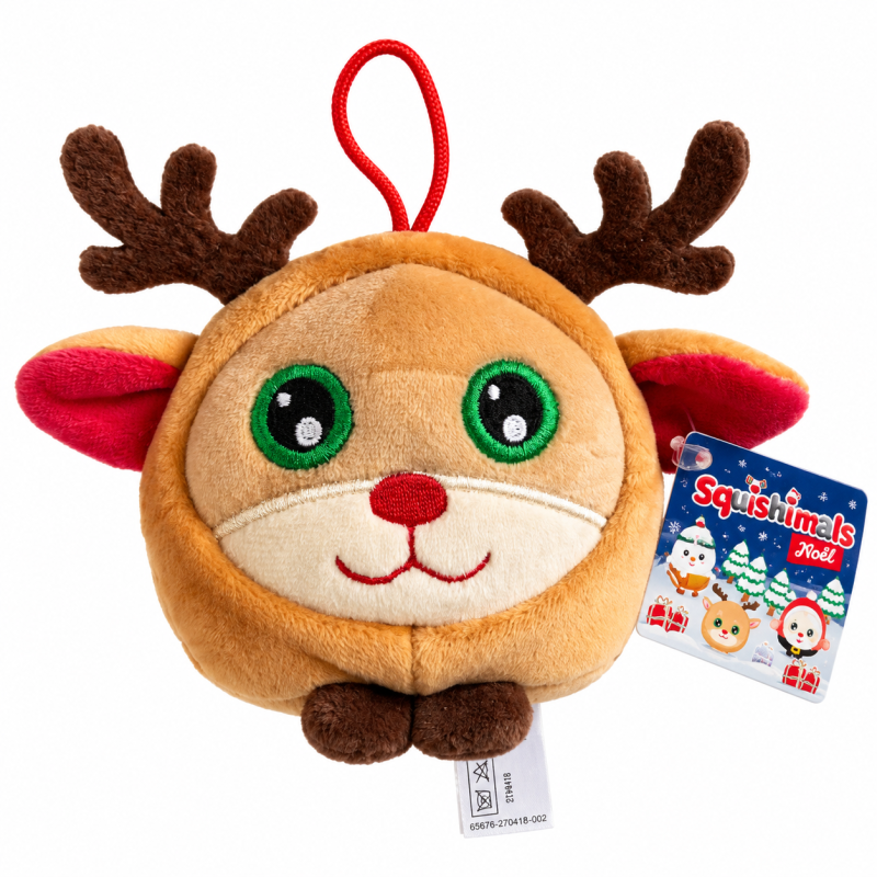 Squishimals Noel Kerst knuffel Rendier