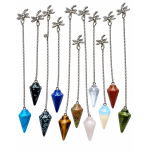 Edelsteen pendels met Libelle 