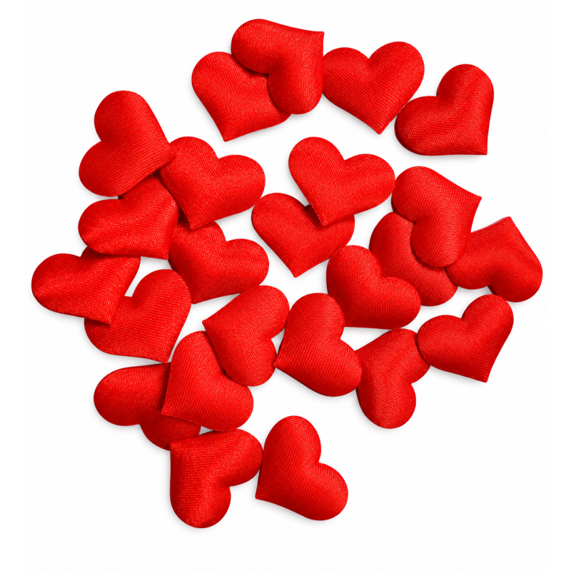 Hartjes kussentjes 50 stuks