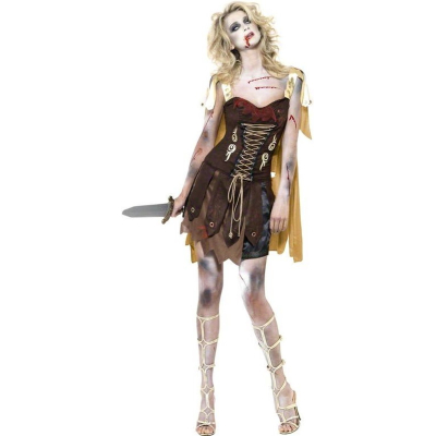 Verkleedjurk Sexy Zombie Gladiator maat L