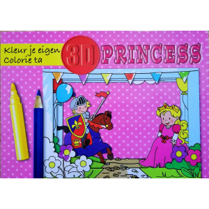 Kleur je eigen 3D Princess Kleur je eigen 3D Princess