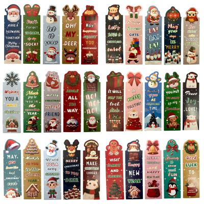 Kerst Boekenleggers 5 stuks