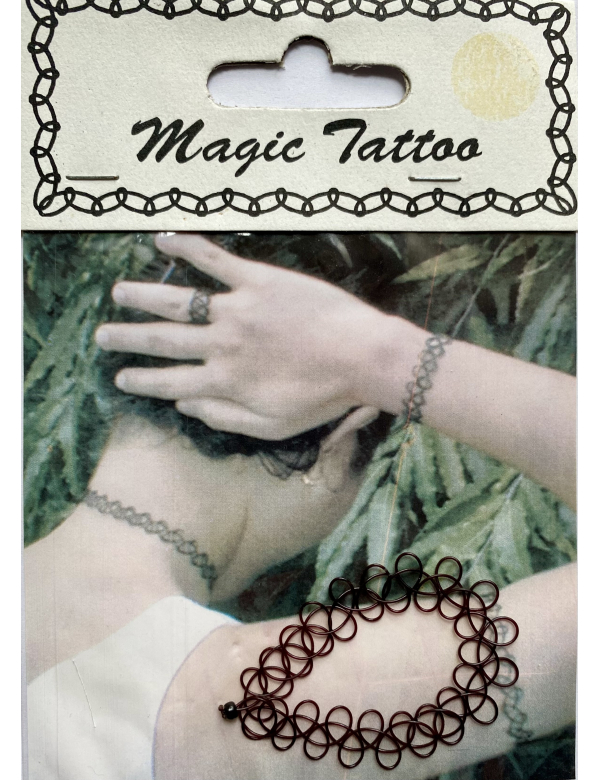 Magic Tattoo armband Zwart